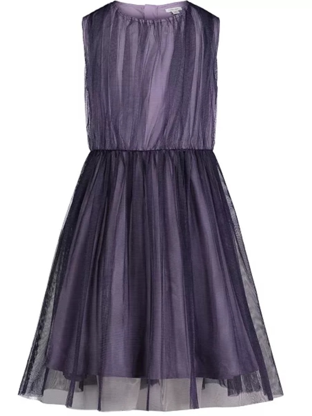 Calvin Klein Girls Lavender Purple Tulle Dress